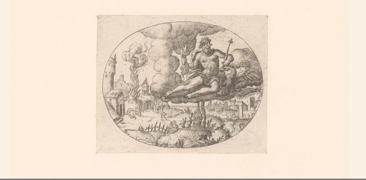 Vuur by Unknown, print, 1573-1580