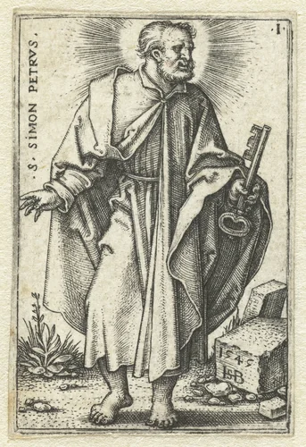 Petrus by Unknown, print, 1545