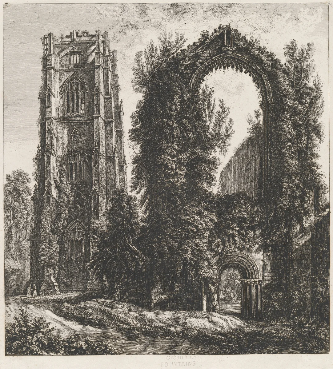 Fountains by George Cuitt, print, 1822