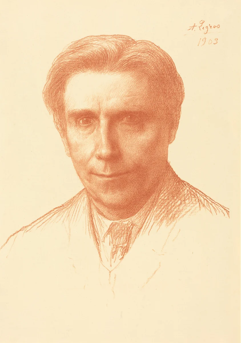 Thomas Okey, Esq. by Alphonse Legros, print, 1903