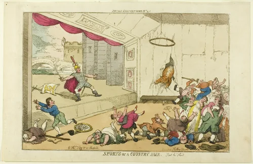 Sports of a Country Fair. Part the Third by Thomas Rowlandson, print, 1810