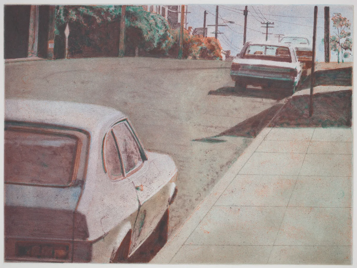 20th Street Capri by Robert Bechtle, print, 2002