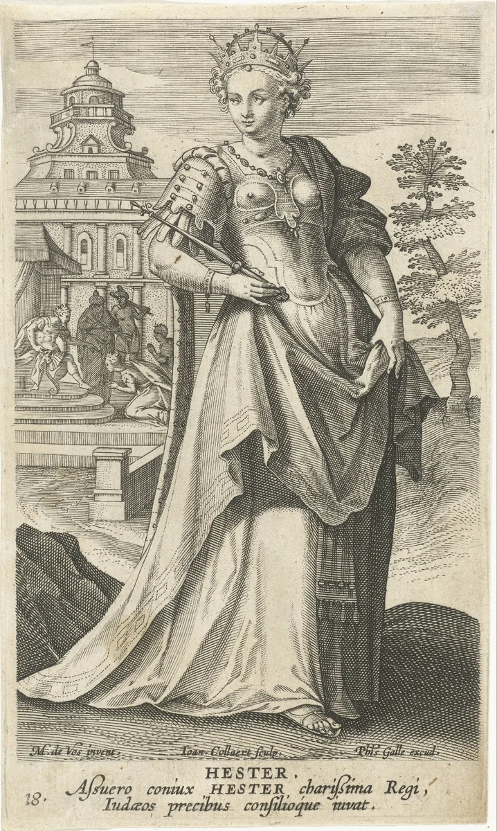 Ester by Unknown, print, 1588-1597