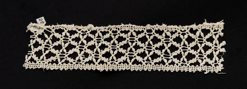 Bobbin Lace (Needlepoint Design) Insertion by Unknown, textile, 1550-1599