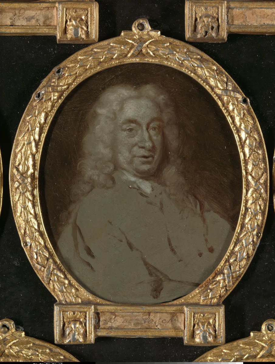 Portrait of Hendrik van der Zande (1674-after 1741). Jurist and Dramatic Poet in Amsterdam by Jan Maurits Quinkhard, painting, 1732-1771