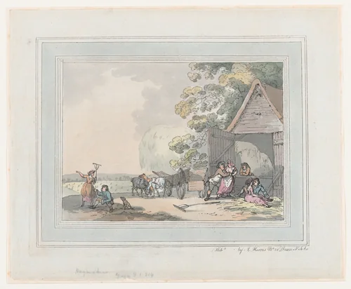 Haymakers by Thomas Rowlandson, print, 1787