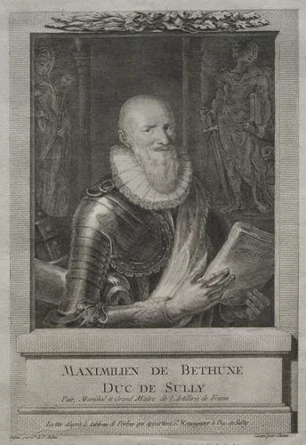 Maximilien de Bethune, Duc de Sully by Pierre Chenu, print, 1767