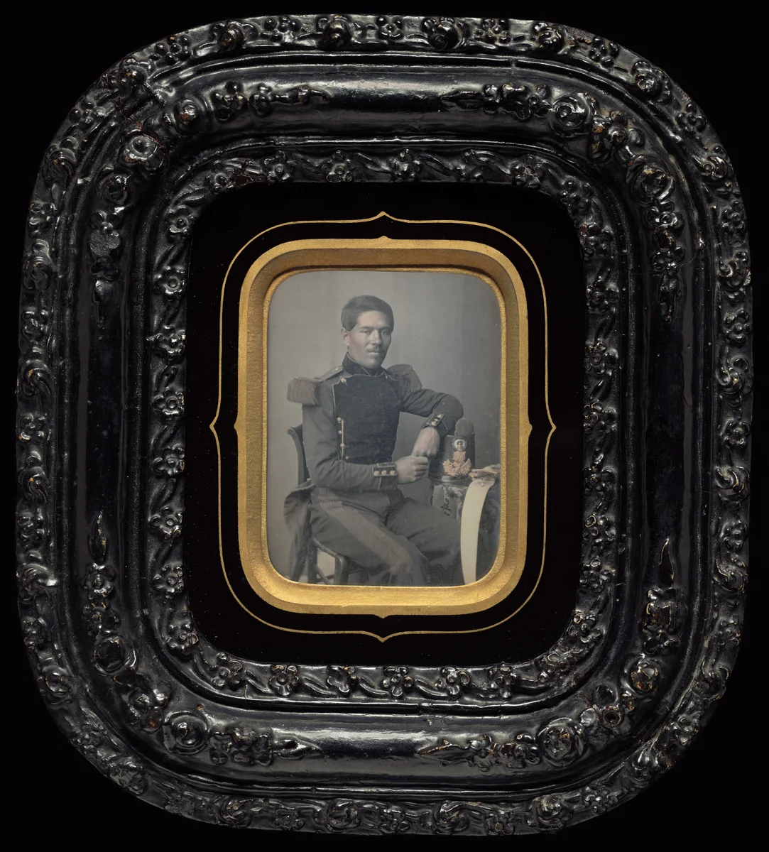 Portrait of a Soldier by Unknown 19th Century, photograph, 1850-1860