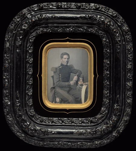 Portrait of a Soldier by Unknown 19th Century, photograph, 1850-1860