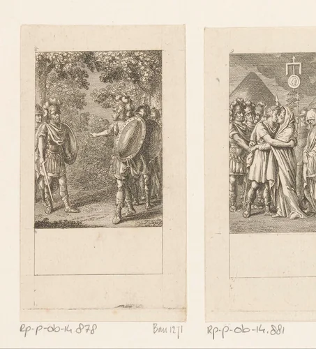 Aufidias en zijn veldheren by Daniel Nikolaus Chodowiecki, print, 1786