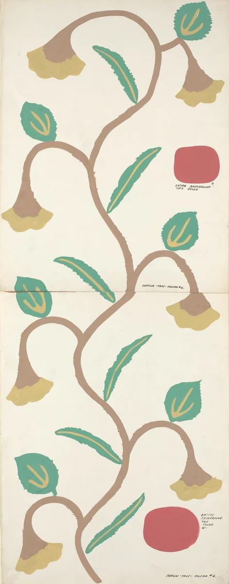 Colcha by Majel G. Claflin, index of american design, 1935-1942