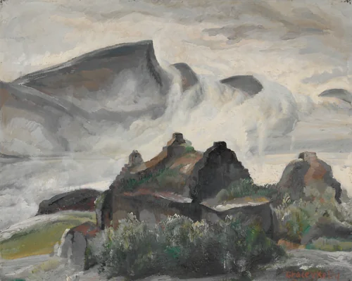 The White Mists of Keel by Grace V. Kelly, painting, 1929