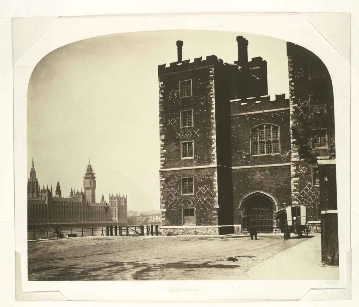 Lambeth Palace by Roger Fenton, photograph, 1857-1859