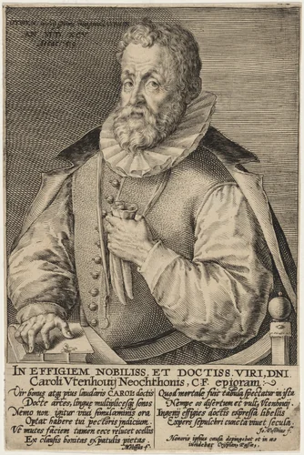 Carolus van Utenhoven by Crispijn van de Passe I, print, 1565-1637