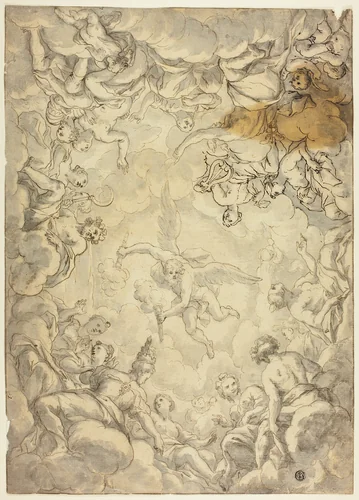 Prometheus Taking Fire From Olympus by Ludovico Cardi
Marco Antonio Franceschini
Lorenzo de' Ferrari
Paolo de Matteis, drawing, 1700-1799