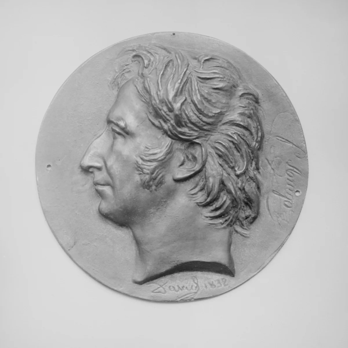 Dominique Francois Arago (1789–1856), French scientist and astronomer by Pierre-Jean David d'Angers, metalwork, 1832