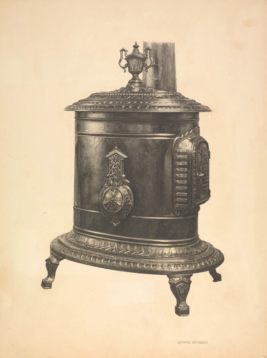 Amana Stove by Raymond Neumann, index of american design, 1940