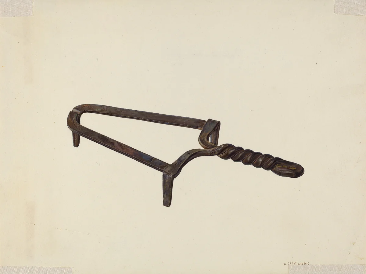 Trivet by William O. Fletcher, index of american design, 1939