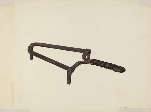 Trivet by William O. Fletcher, index of american design, 1939