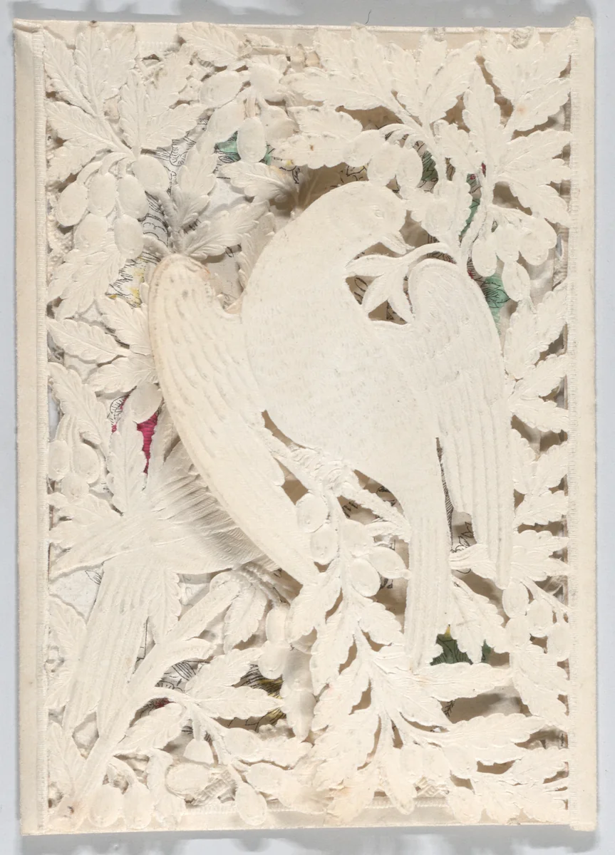 Valentine by anonymous, other, 1859-1869