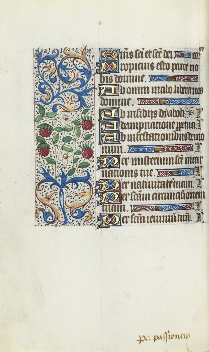 Book of Hours (Use of Rouen): fol. 94v by Master of the Geneva Latini, book, 1465-1475