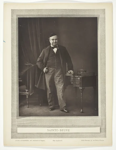 Sainte-Beuve by Bertall, photograph, 1875-1877