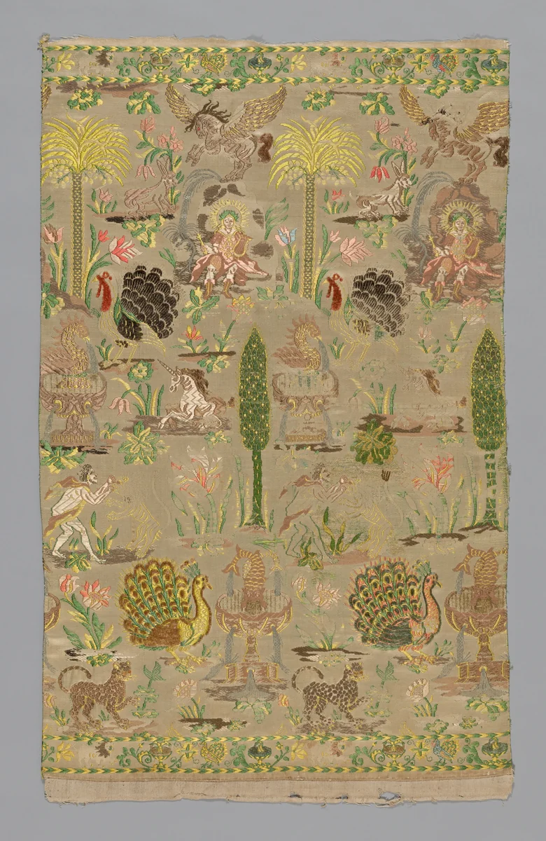 Panel by No Artist Found, textile, 1690-1710
