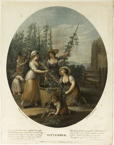 September by Francesco Bartolozzi, print, 1793