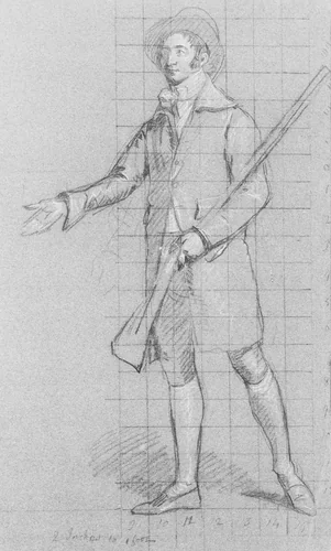 Study for "The Knatchbull Family": Sir Edward Knatchbull by John Singleton Copley, artwork, 1800-1802