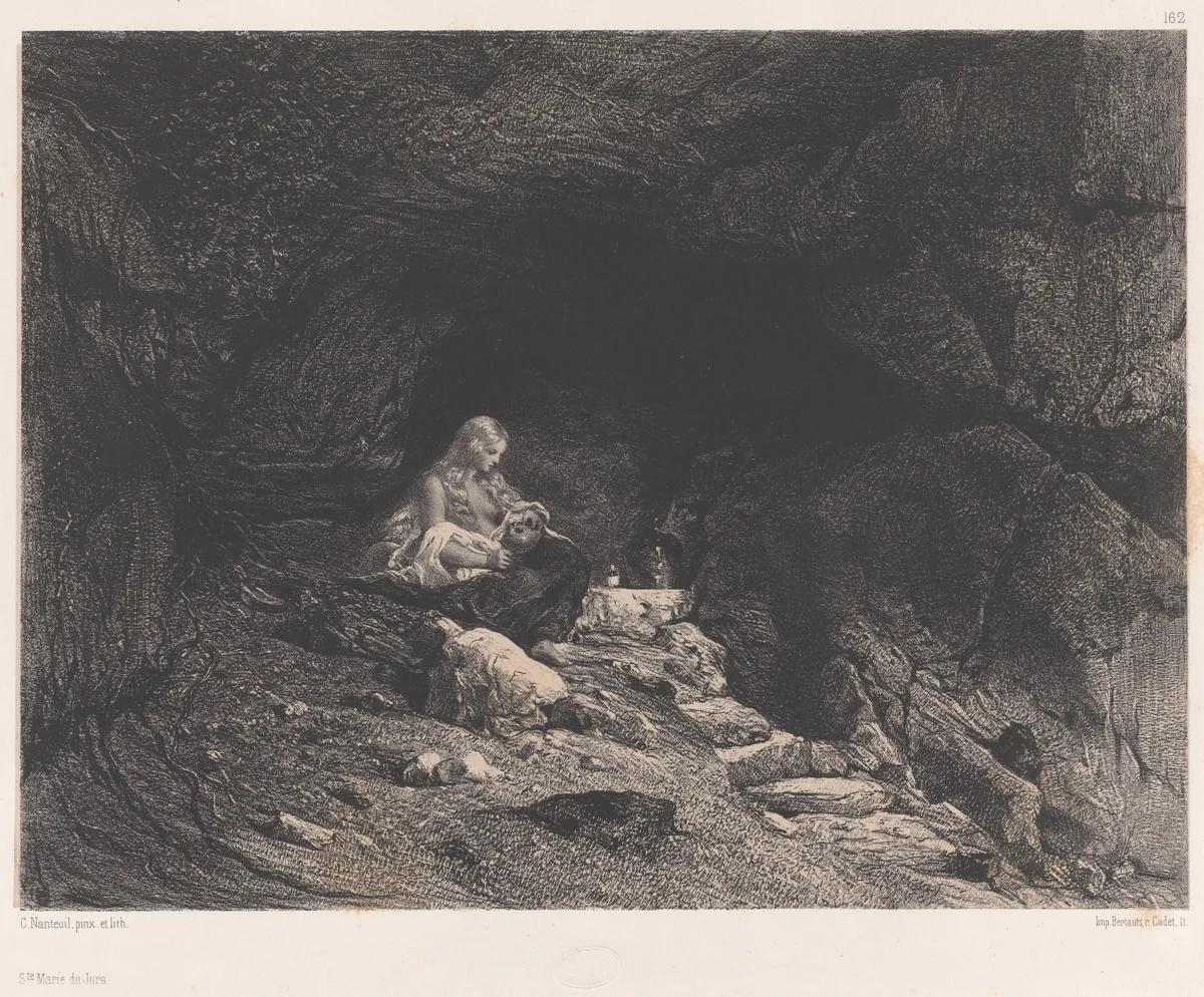 Saint Mary of the Jura Mountains by Célestin Nanteuil, print, 1825-1835