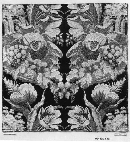 Fragment by Jean Revel, textile, 1700-1815
