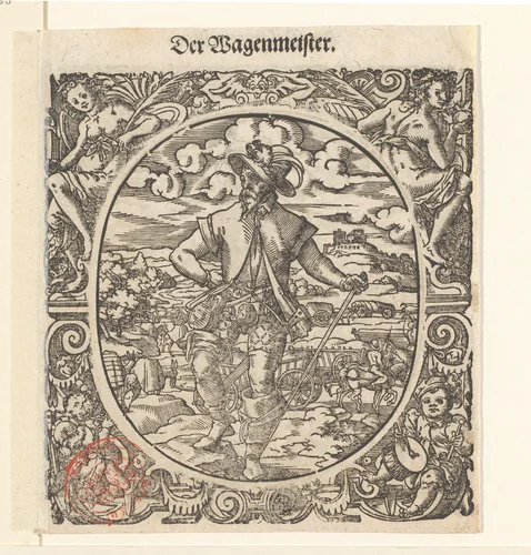 Wagenmeester by Jost Amman, print, 1573
