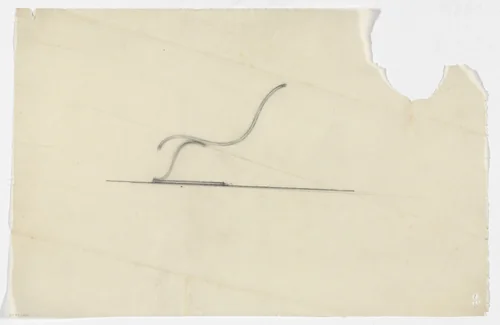 Lounge Chair without Arms (Elevation sketches) by Ludwig Mies van der Rohe, mies van der rohe archive, 1926