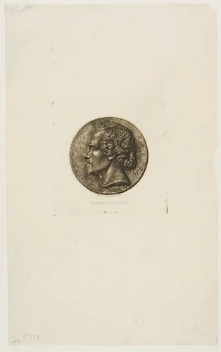 Portrait of the Poet Evariste Boulay-Paty by Charles Meryon, print, 1861