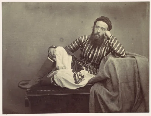 Portrait, Turkish Summer Costume by Francis Frith, photograph, 1857