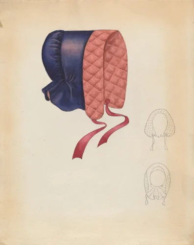 Bonnet by Dorothy Gernon, index of american design, 1937