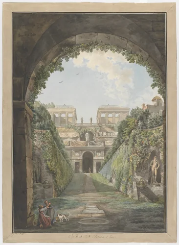 Villa Farnese by Giovanni Volpato, print, 1775-1785
