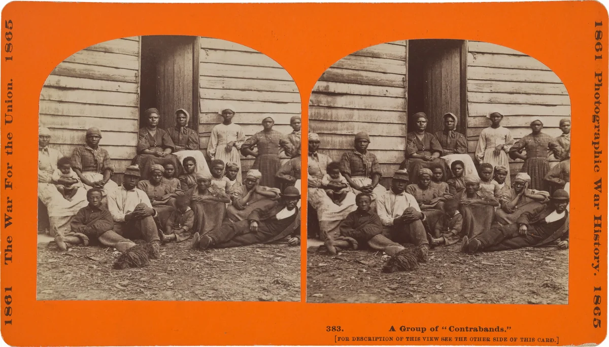 Refugees by James F. Gibson, photograph, 1862
