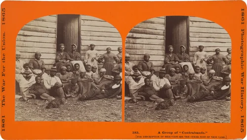Refugees by James F. Gibson, photograph, 1862