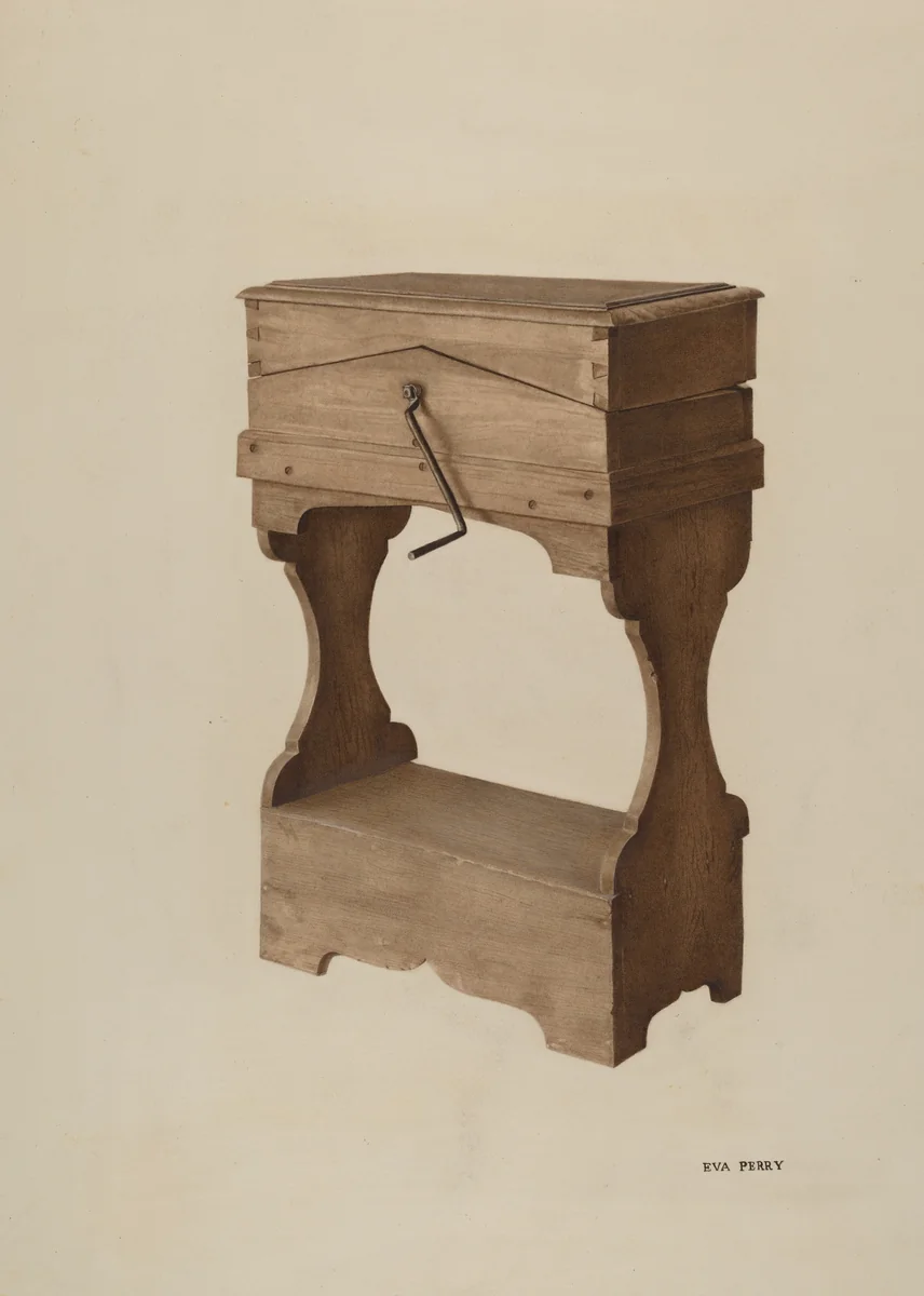 Dough Mixer by Eva Perry, index of american design, 1941