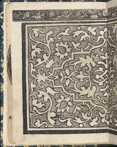 Essempio di recammi, page 6 (verso) by Giovanni Antonio Tagliente, book, 1530