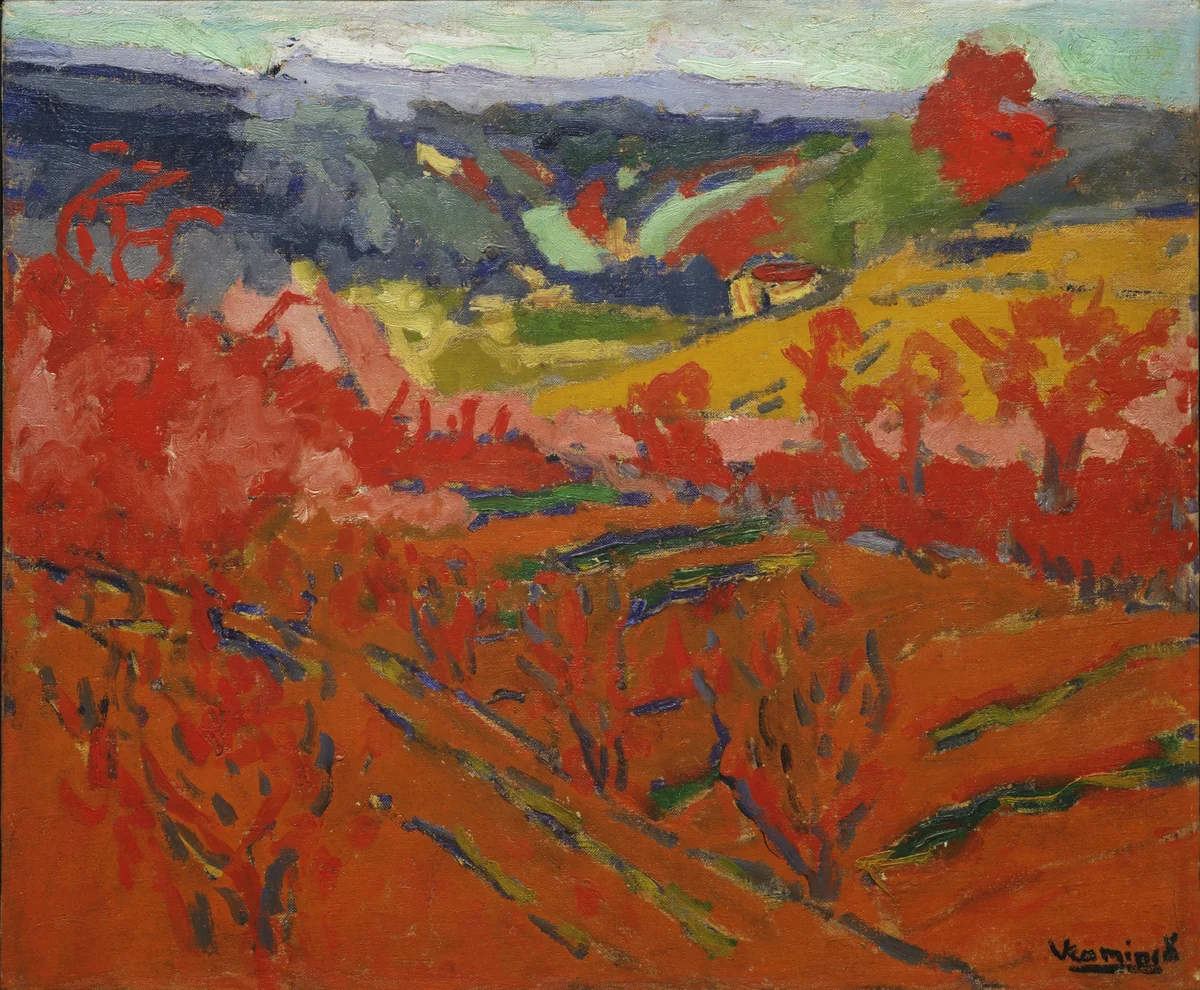 Autumn Landscape by Maurice de Vlaminck, painting, 1905