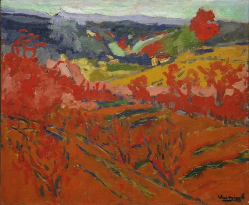 Autumn Landscape by Maurice de Vlaminck, painting, 1905