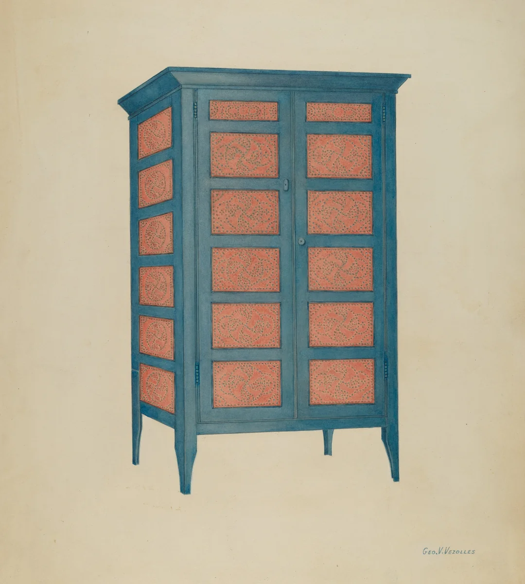 Food Safe by George V Vezolles, index of american design, 1939