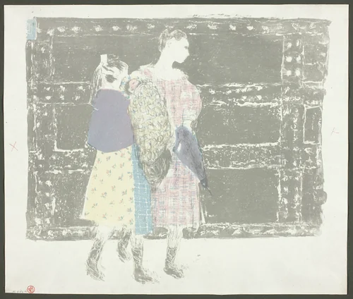 On the Bridge of Europe, plate nine from Landscapes and Interiors by Edouard Vuillard, print, 1899