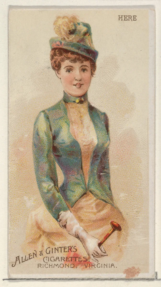 Here, from the Parasol Drills series (N18) for Allen & Ginter Cigarettes Brands by Allen & Ginter, print, 1888