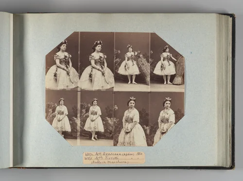 Mlle Rousseau; Mlle Fioretti by André Adolphe-Eugène Disdéri, photograph, 1864