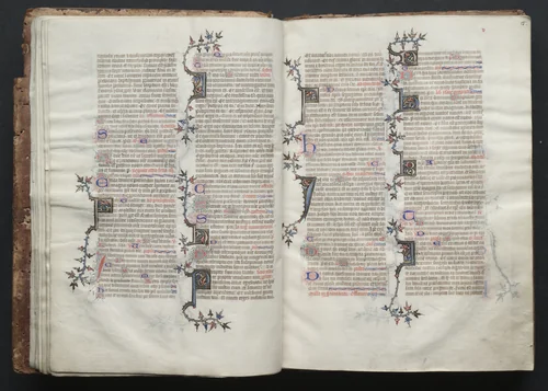 The Gotha Missal: Fol. 15r, Text by Master of the Boqueteaux, book, 1370-1380
