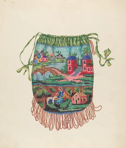 Bag by Gene Luedke, index of american design, 1937