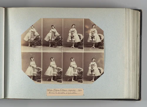 Clara Pilvois dans le Diable à quatre by André Adolphe-Eugène Disdéri, photograph, 1862